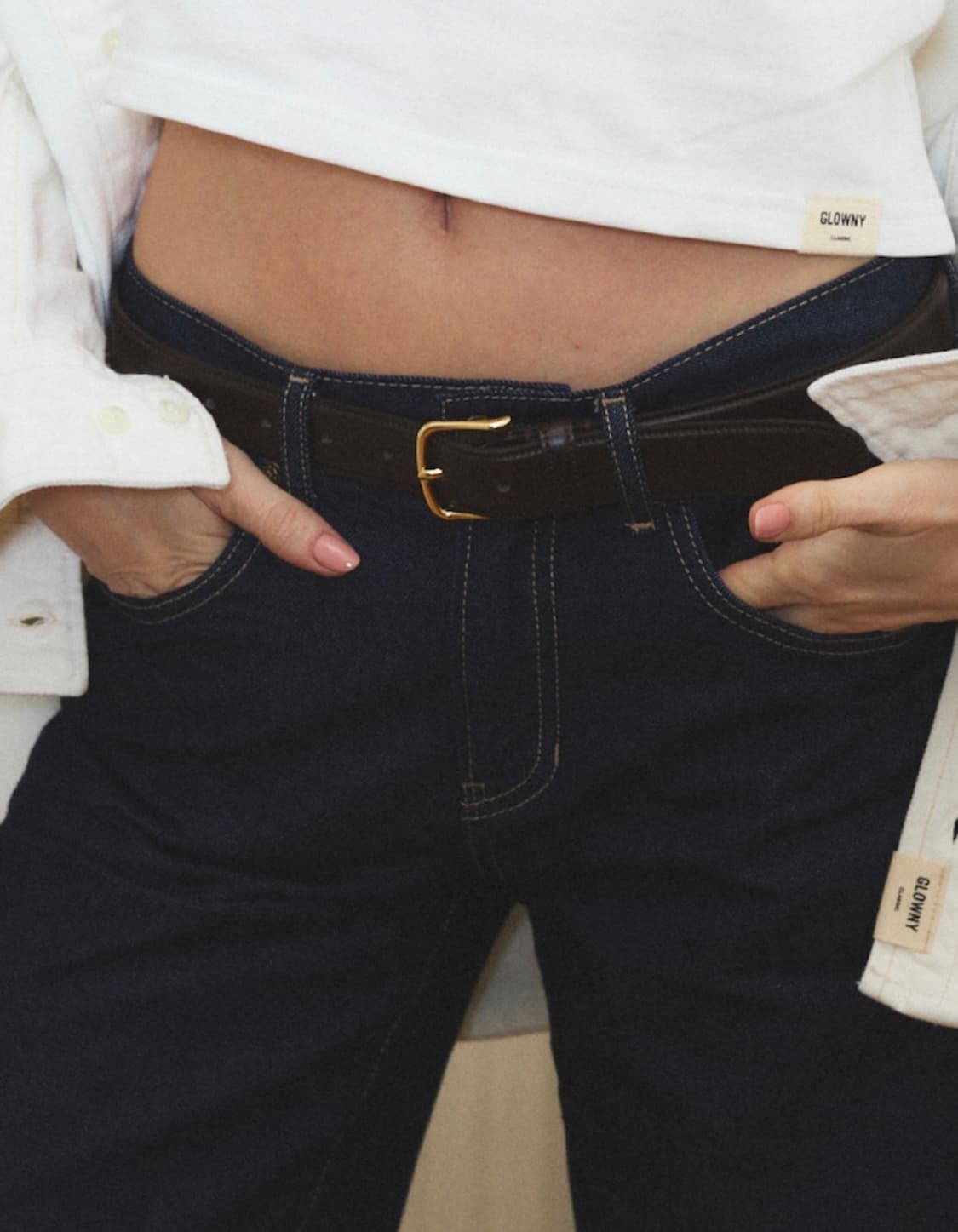 EVERYDAY G CLASSIC BELT (BROWN) 상품이미지3