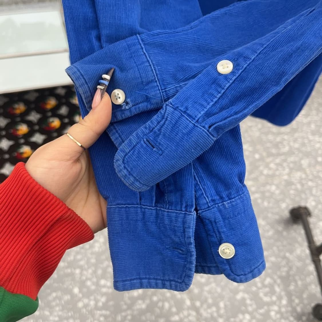 폴로 랄프로렌 올드스쿨 빈티지 코듀로이 골덴 셔츠 XL C07814 상품이미지8