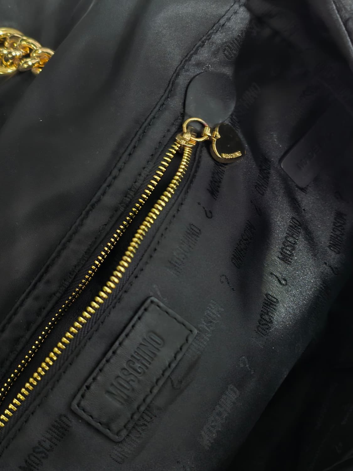 Moschino 모스키노 퀄팅 골드체인 숄더백 상품이미지8