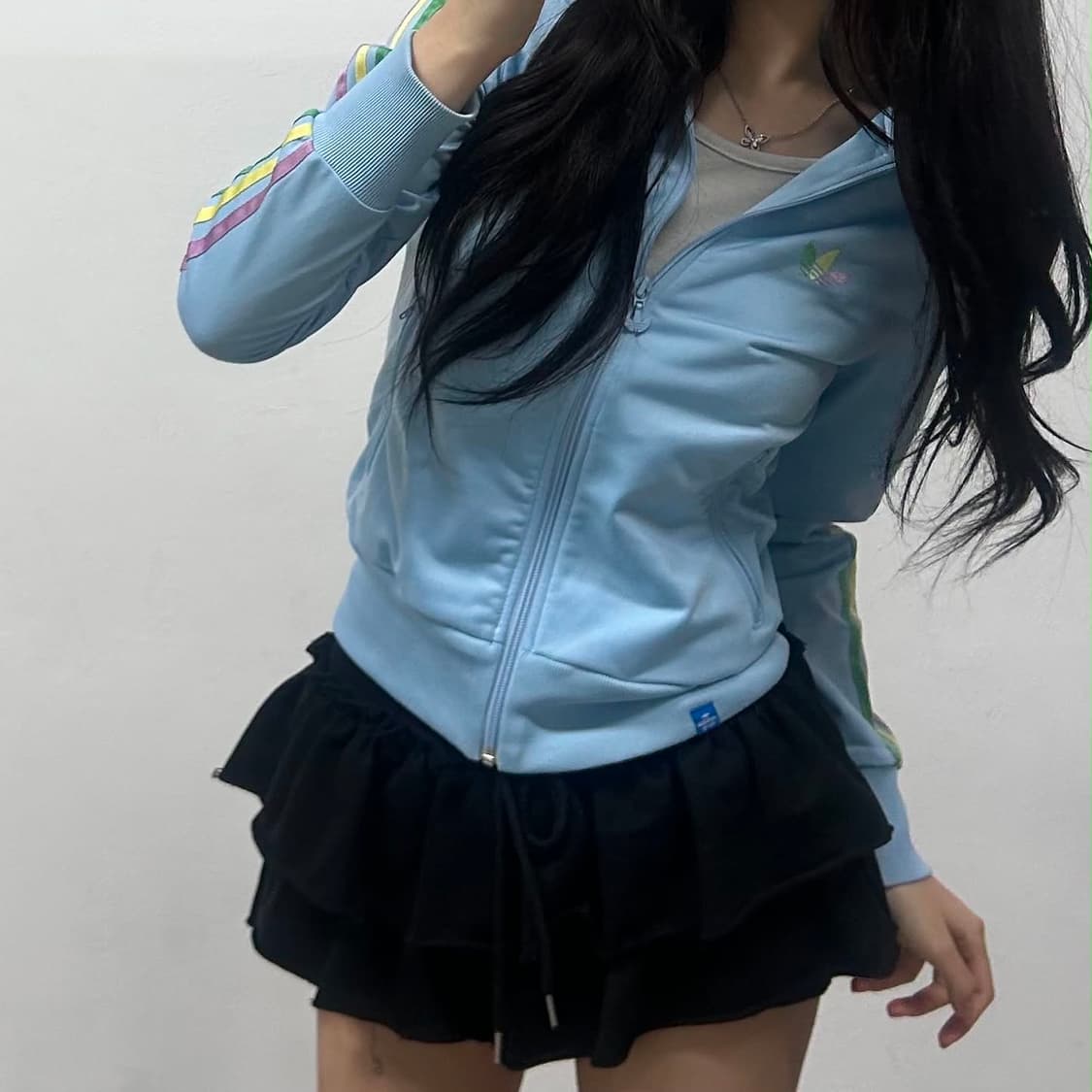 아디다스 파이어버드 걸즈 대대장 트랙탑 희귀져지(85) 상품이미지2