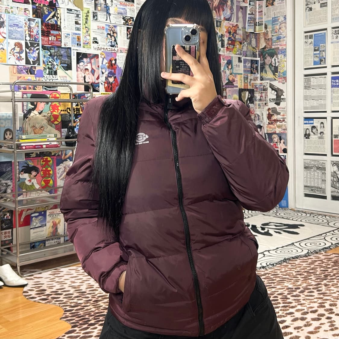 디키즈 덕다운 와인 경량 패딩 점퍼 상품이미지2