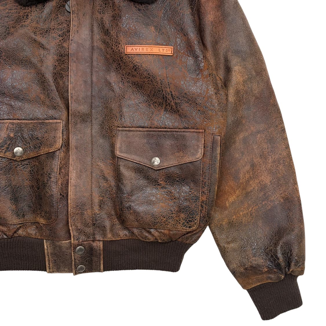 아비렉스 G-1 플라이트 레더 자켓 L 상품이미지3