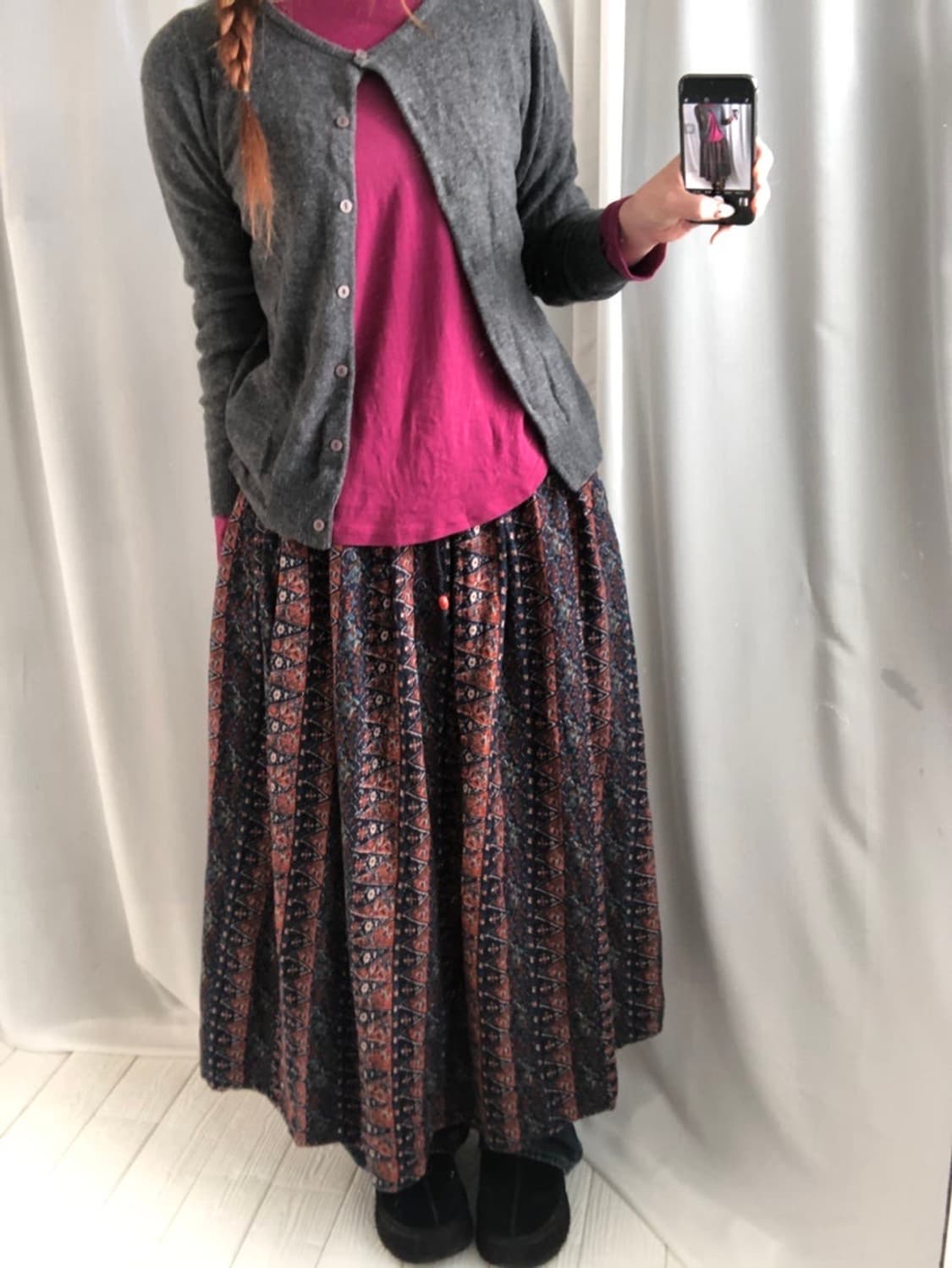 842. paisley garden long SK  상품이미지5