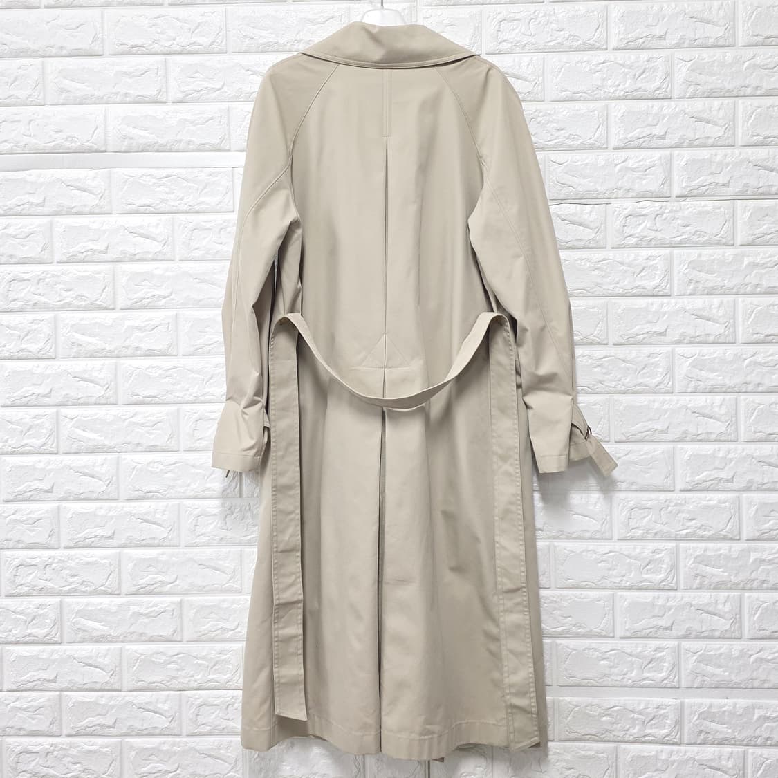 택포_ 한섬 SJSJ 베이지 트렌치 코트 M 상품이미지4