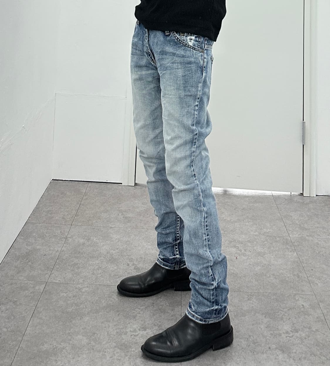 JPN denim washing fade jeans  상품이미지3