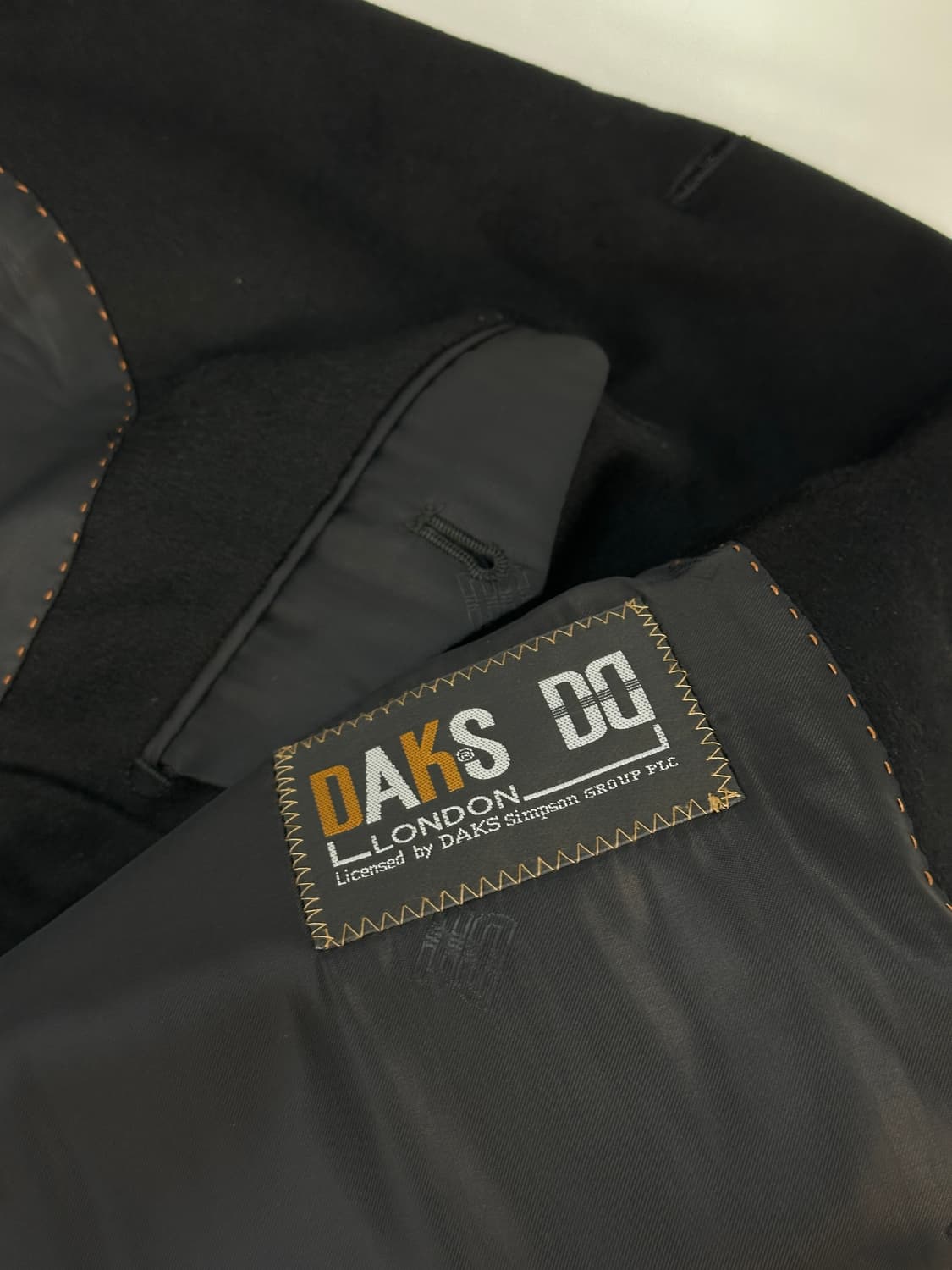 닥스 캐시미어 롱코트 블랙  상품이미지5