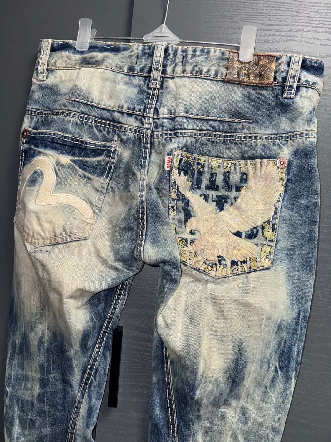 에비수 빈티지 커브드 아이스 워싱진 30 상품이미지1