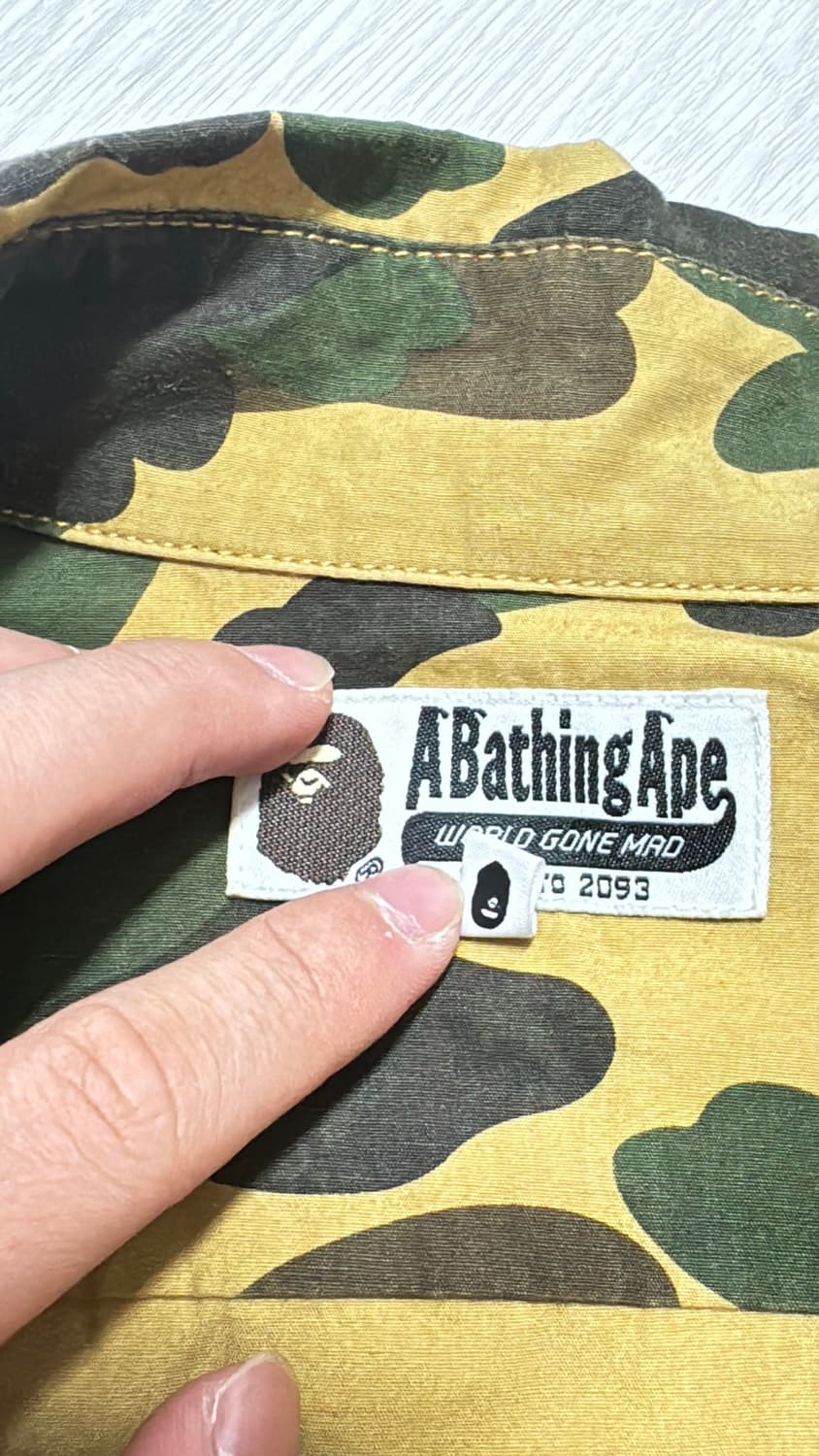 베이프 황계 셔츠 S 상품이미지7