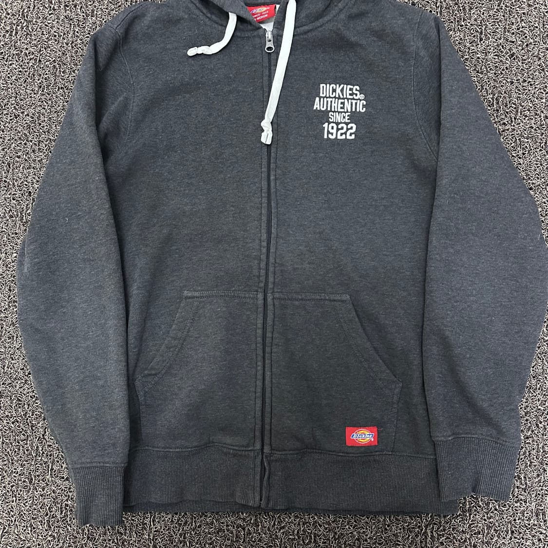 Dickies 디키즈 기모 후드집업 차콜 M 상품이미지3