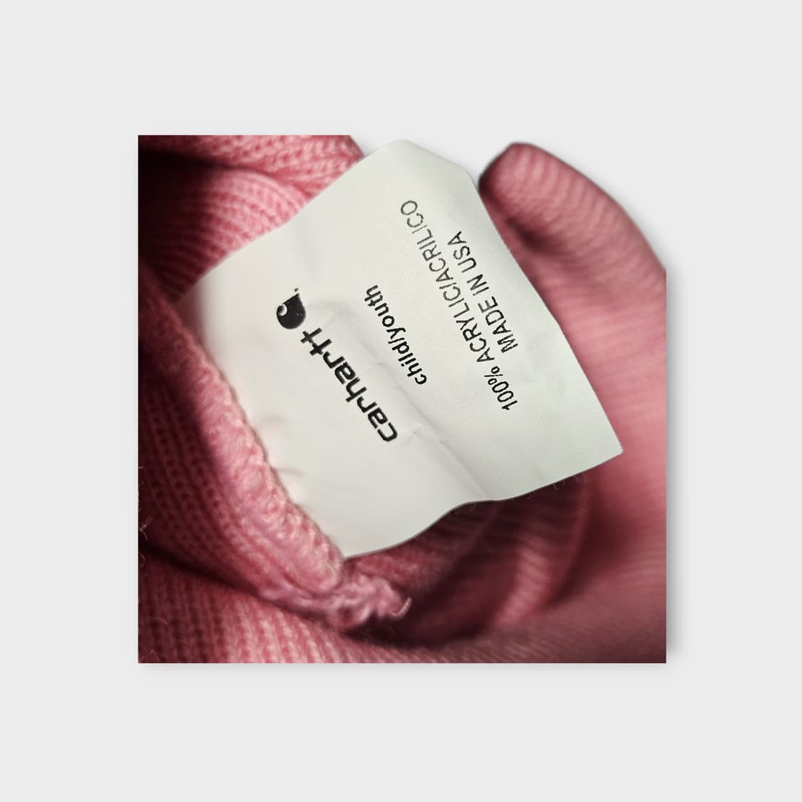 칼하트 핑크비니  유스 상품이미지3