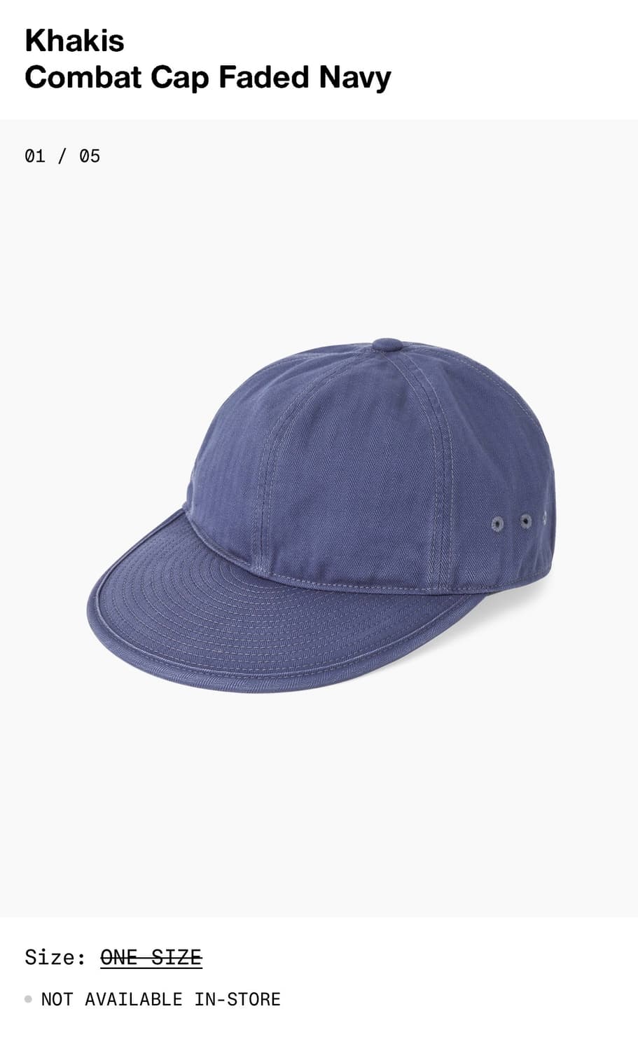 구해요 카키스 컴뱃캡 네이비 상품이미지1