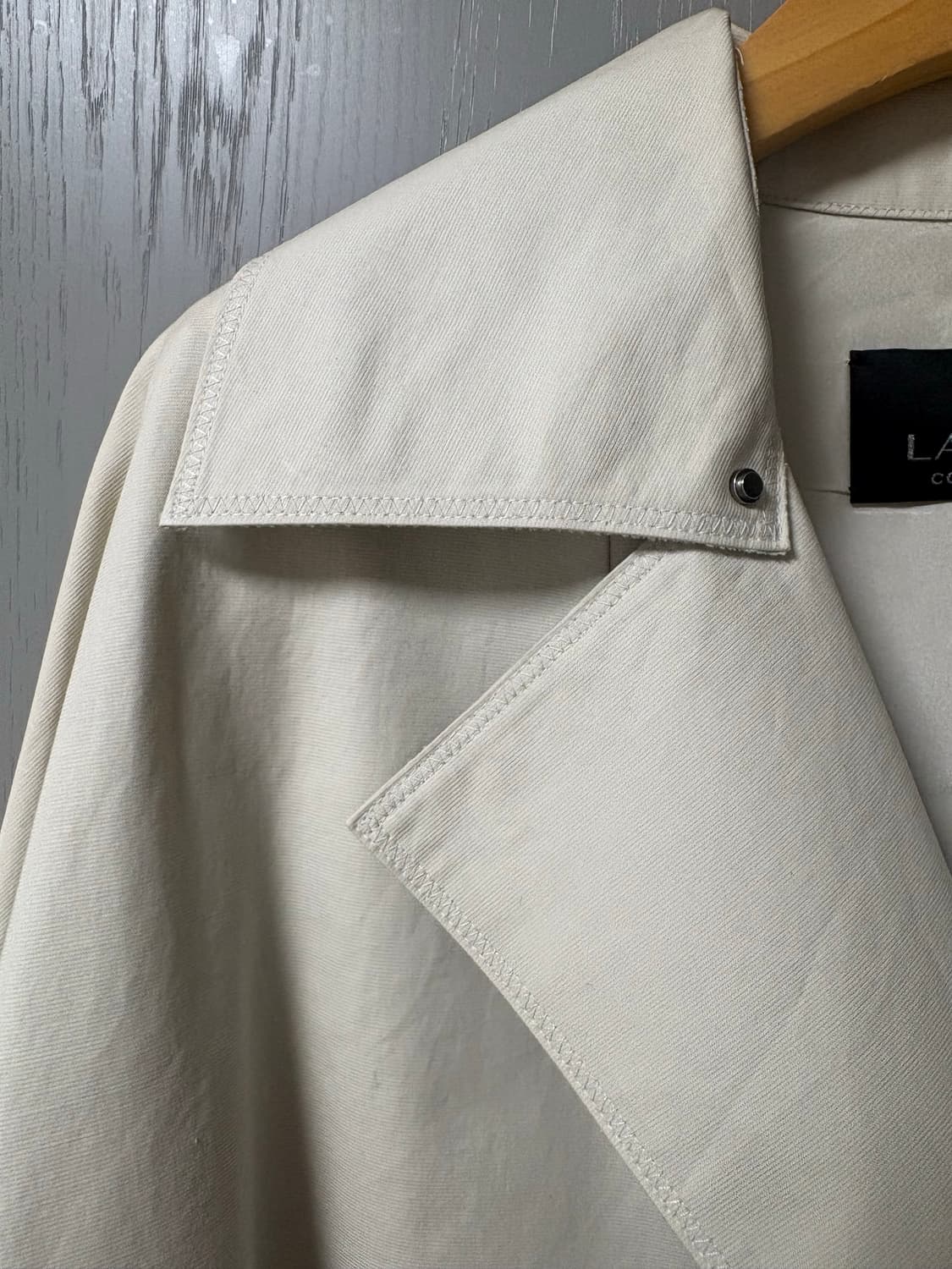 랑방컬렉션아이보리트렌치코트 상품이미지6