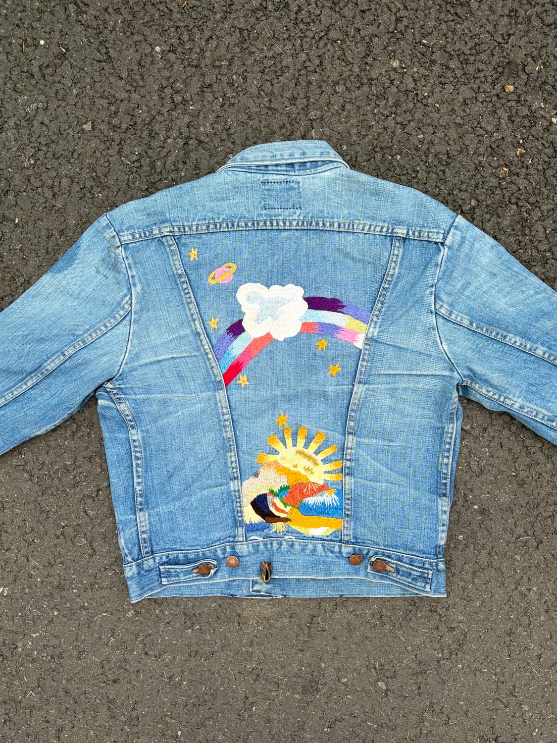 60s-70s wrangler 124mj 셀비지 랭글러 usa 데님자켓 상품이미지2