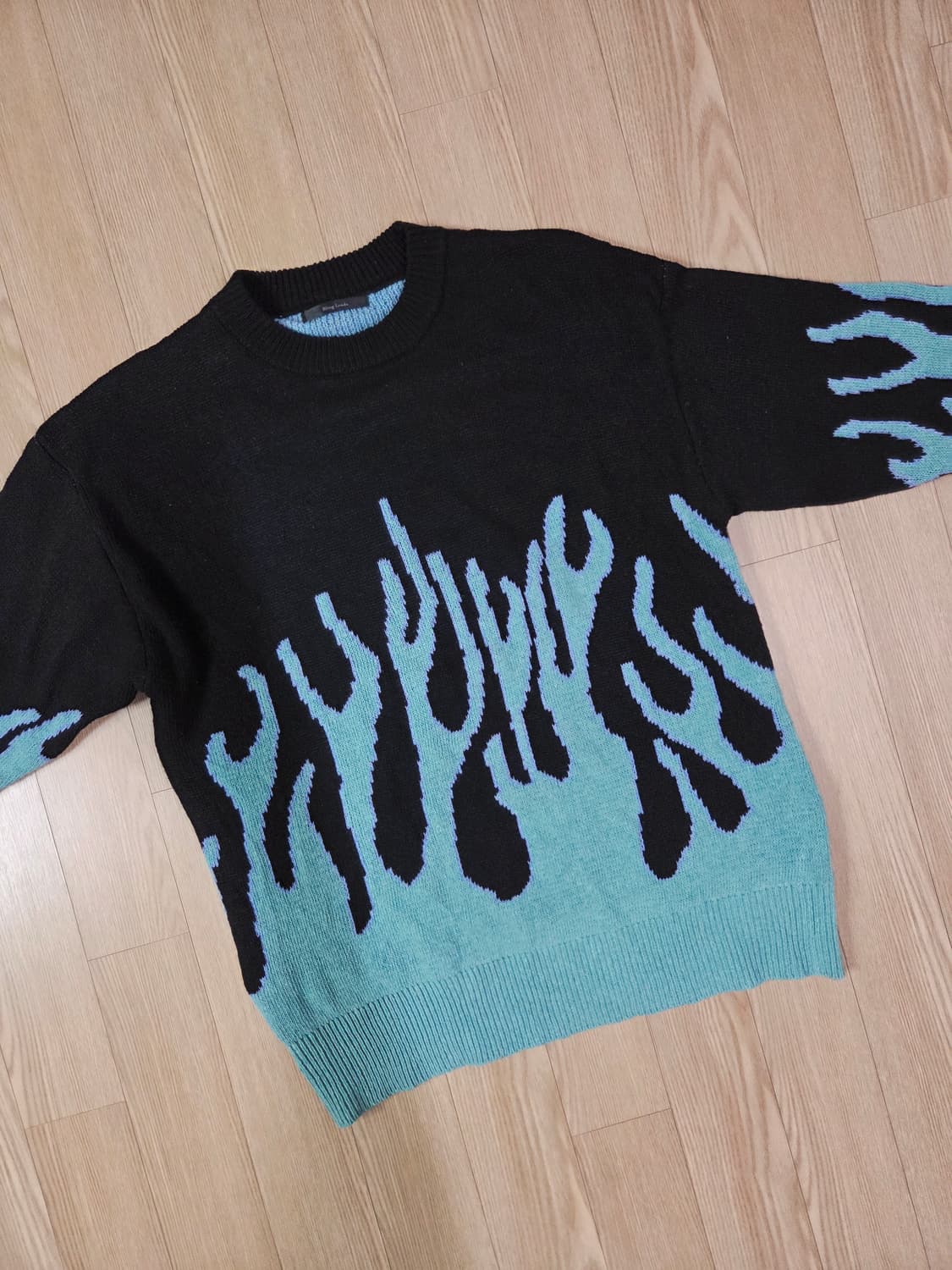 Bling Leads 자카드 라운드 니트 상품이미지4