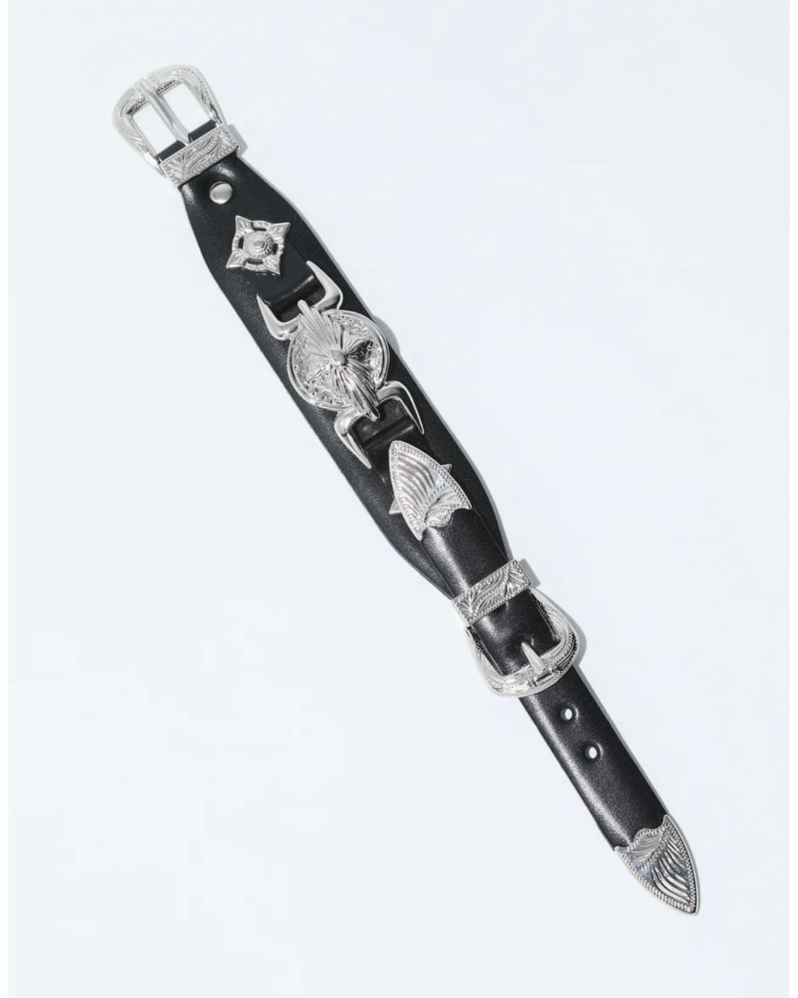 토가 TOGA 26ss 더블 버클 콘초 뱅글/블랙 상품이미지1