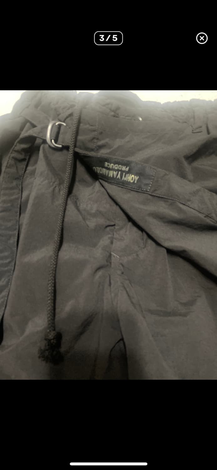yohji yamamoto 요지 야마모토 랩팬츠 상품이미지3