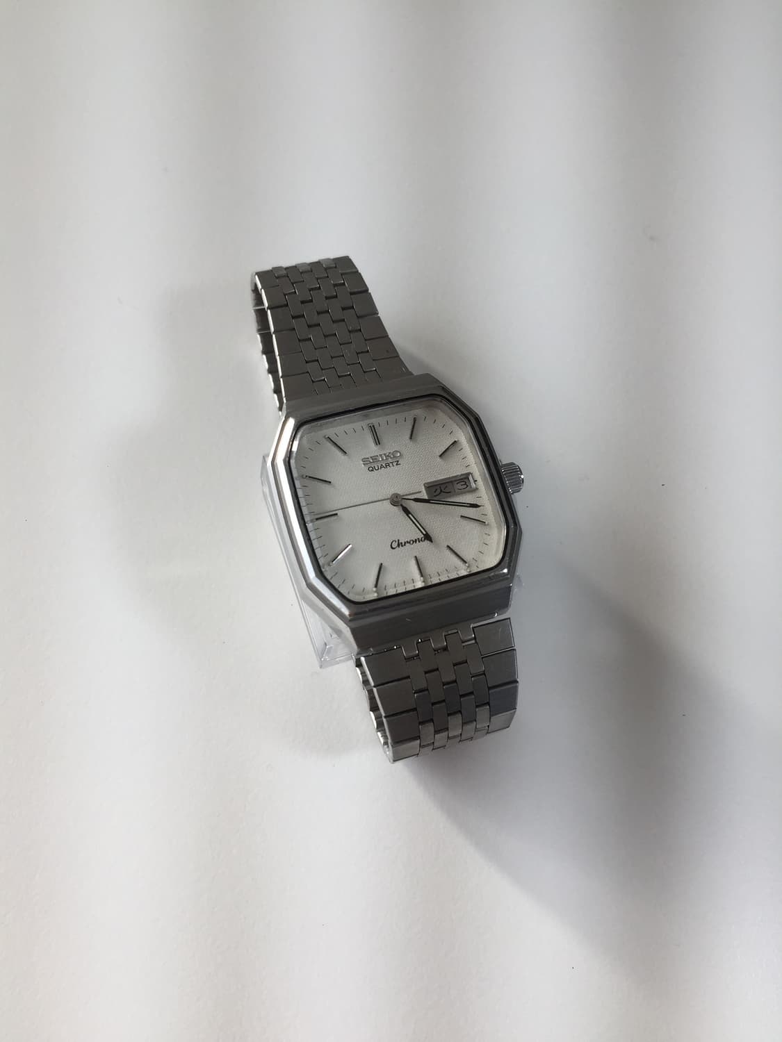80s seiko chronos square day-date quartz 상품이미지8