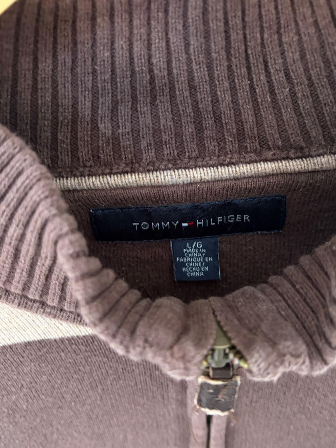 TOMMY HILFIGER half zip up cotton knit 상품이미지6