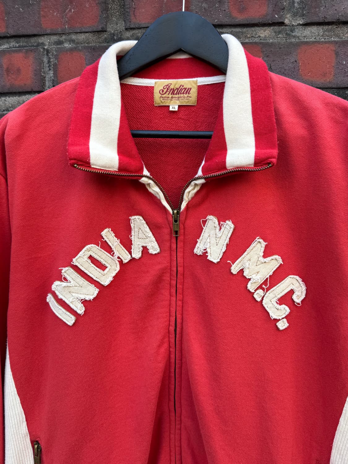 인디언 모터사이클 스펠아웃 코튼 집업 상품이미지2