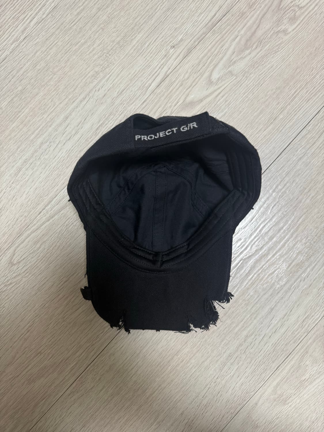 프로젝트gr 스컬 자수 데미지 캡 상품이미지2