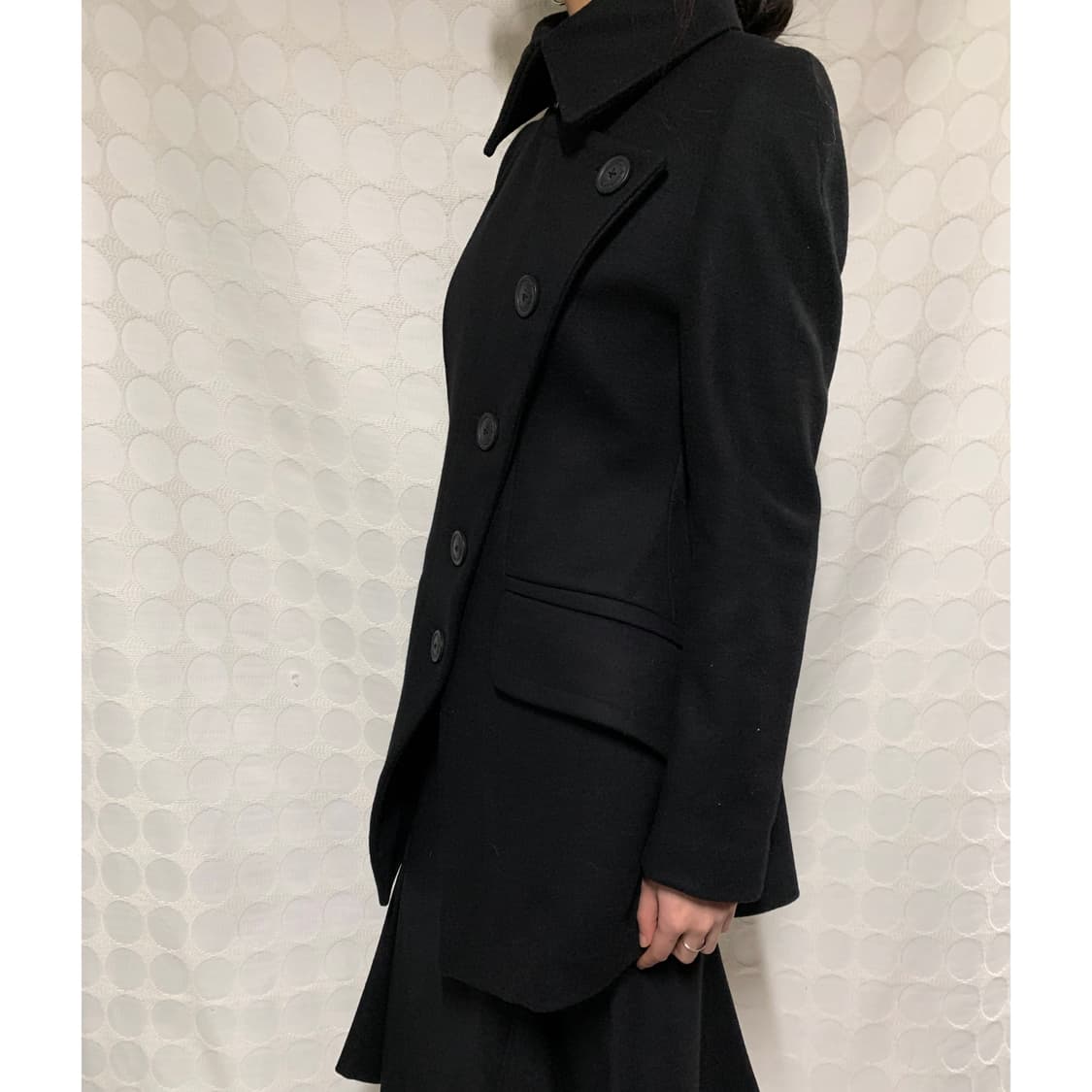 비비안 웨스트우드 블랙 울 코트 상품이미지4