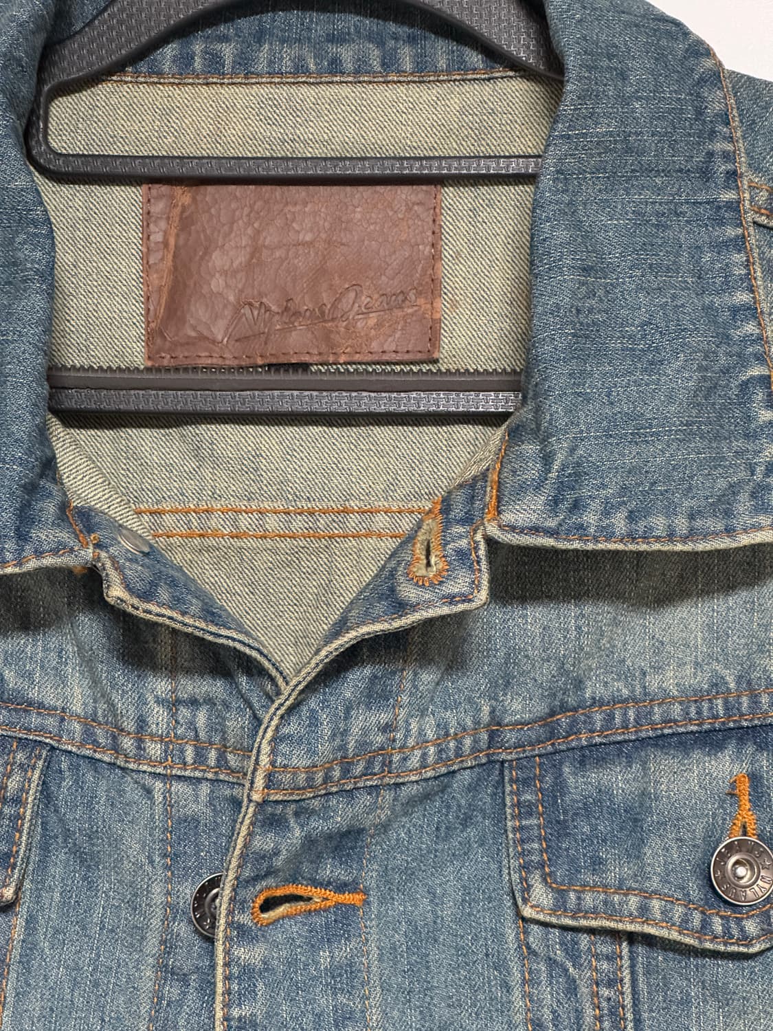 일본 Nylaus Jeans 청자켓 100 사이즈 상품이미지2