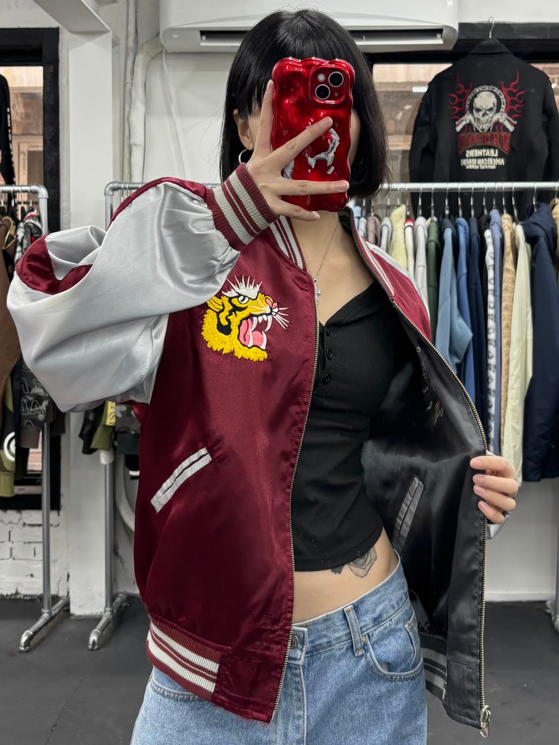 VTG 오리엔탈 리버시블 스카잔 상품이미지6