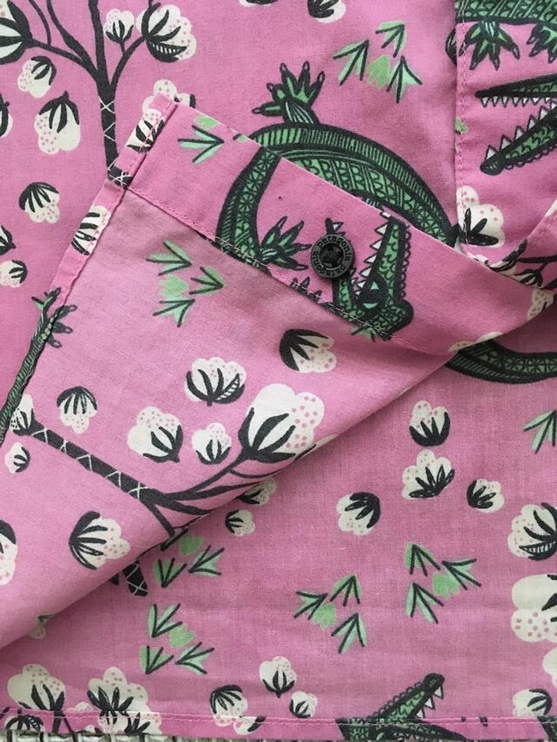 Organic cotton crocodile all-over print 상품이미지6