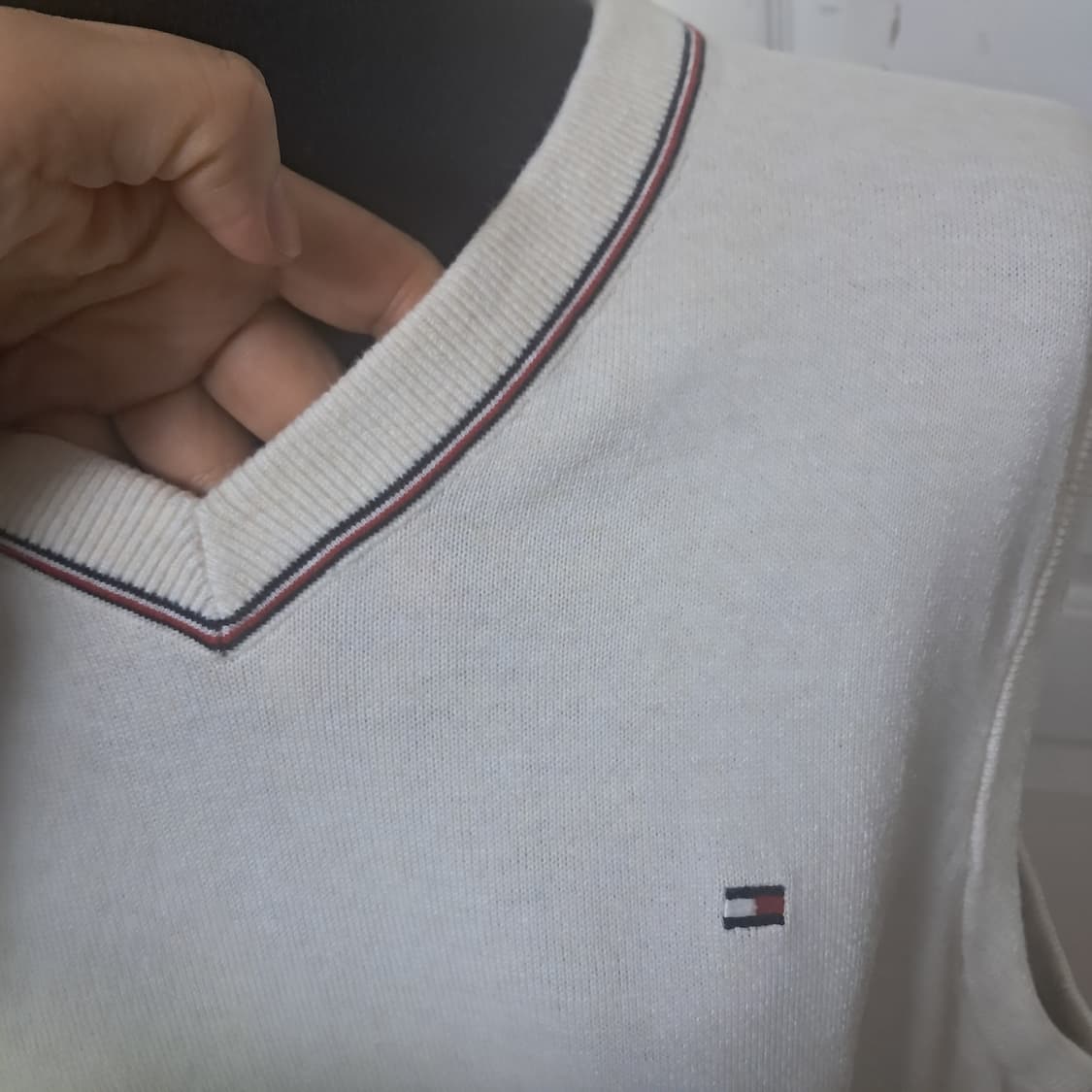 타미힐피거 남성니트 조끼 베스트 L/G(상태최상) 상품이미지5