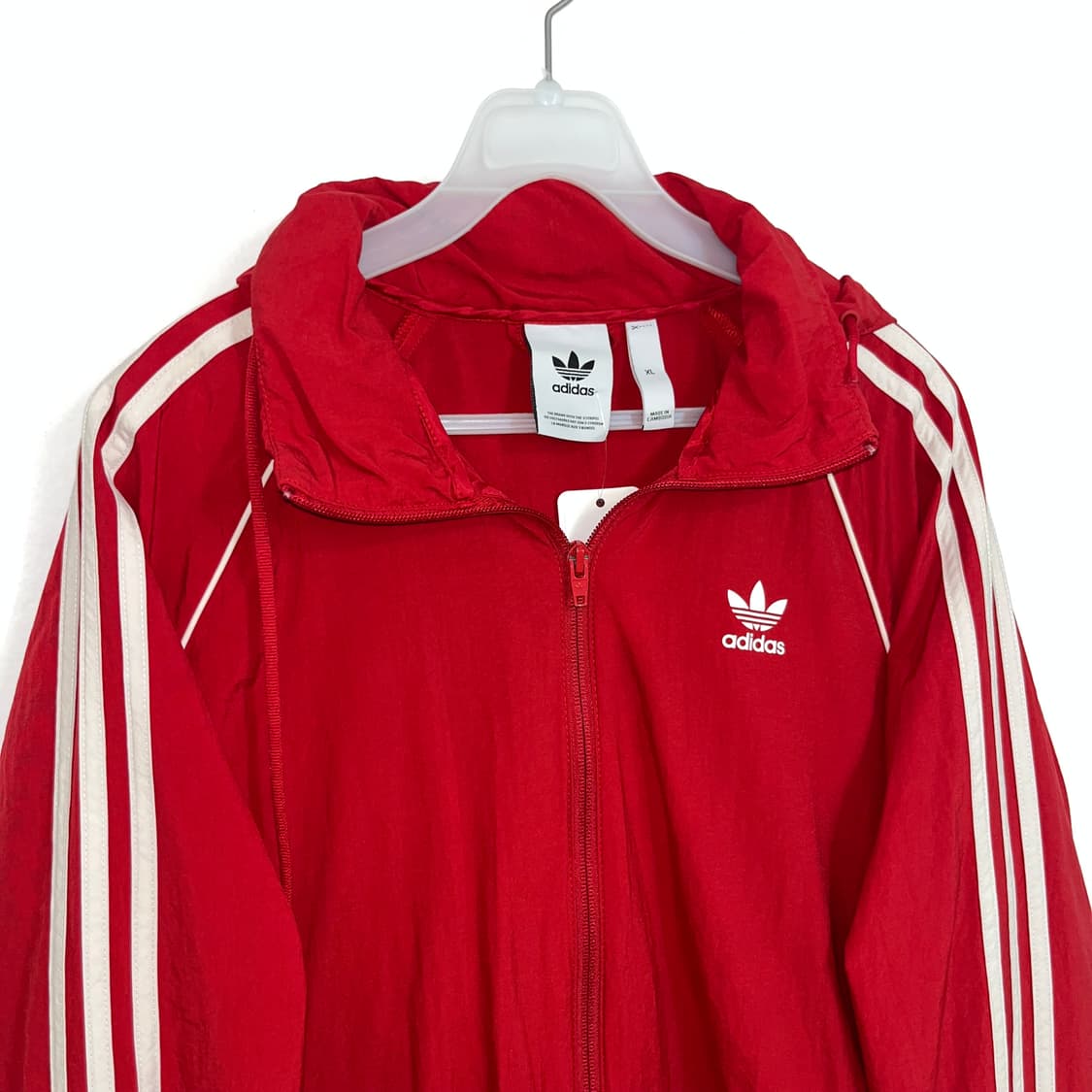 Adidas Originals red Trefoil windbreaker 상품이미지5
