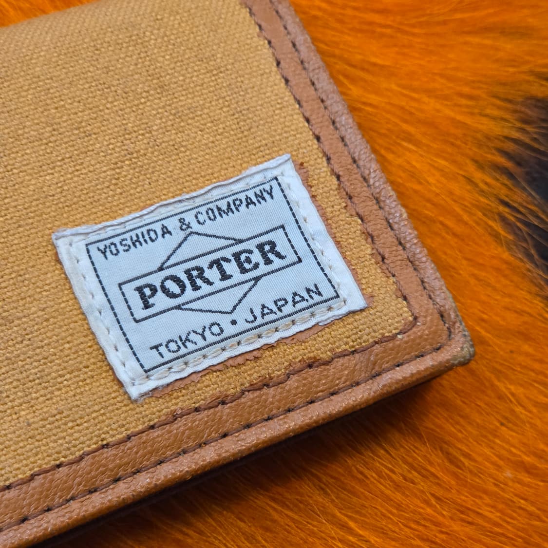 요시다 포터 카멜 브라운 카드 지갑 상품이미지3