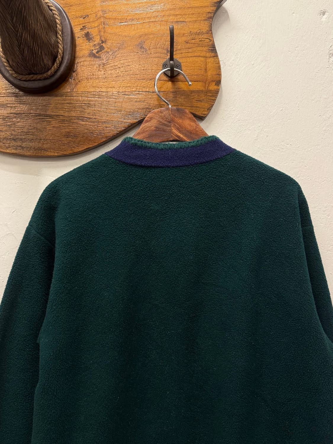 77) USA L.L.Bean Fleece Snap Cardigan 상품이미지6