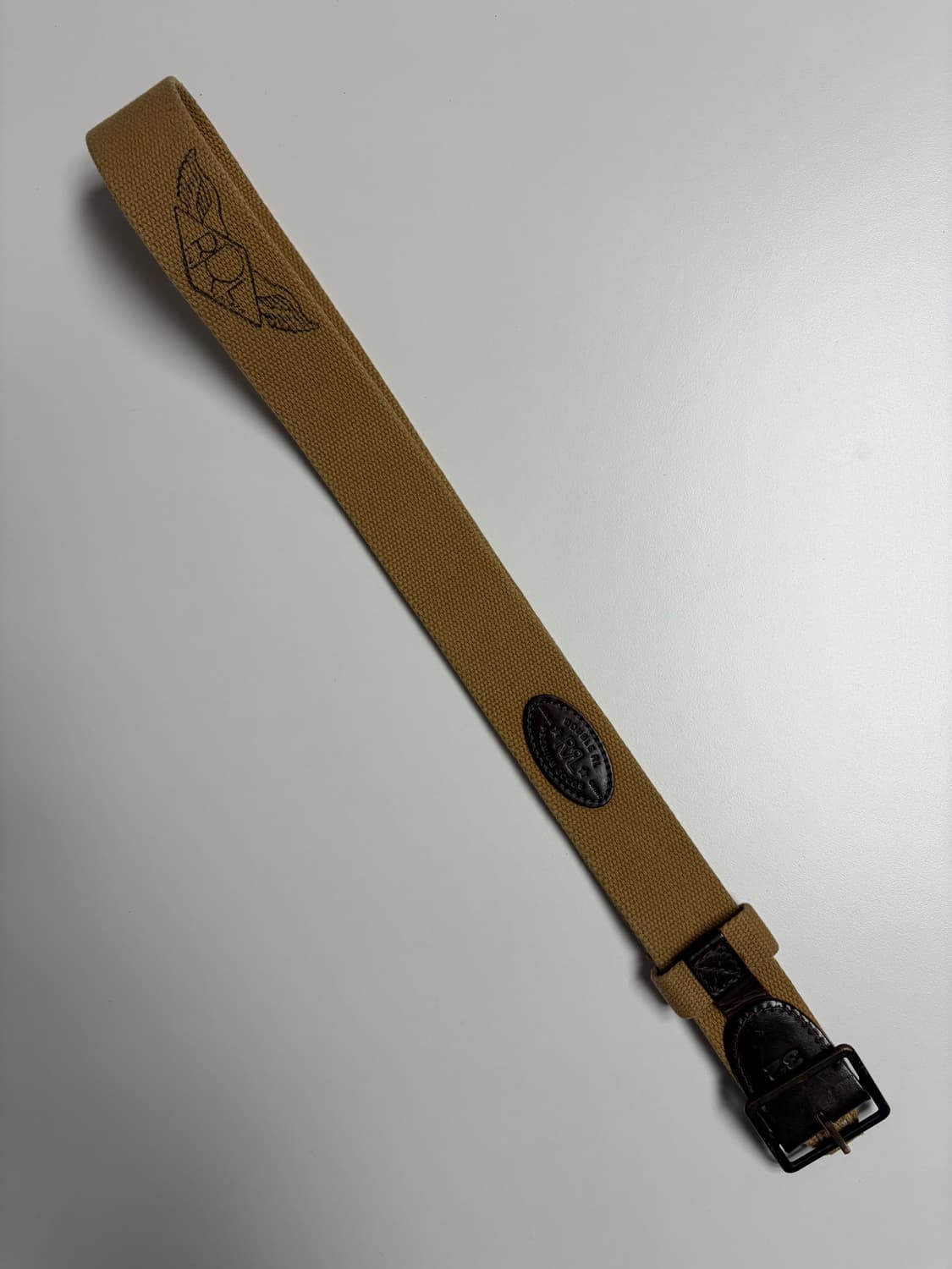 더블알엘(RRL) 서플러스 웨빙 천 벨트 (카키 / 32) 상품이미지4