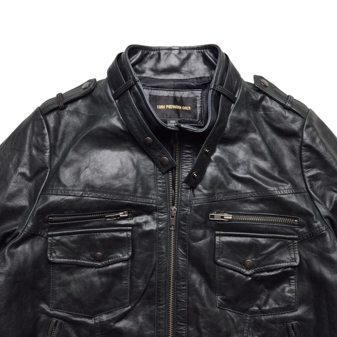 [L] 론 프리미엄 골드 양가죽 자켓 상품이미지2