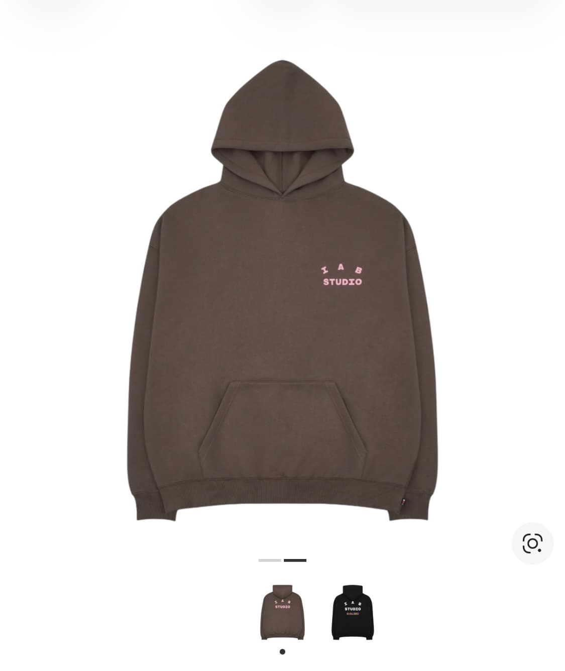 (새상품)아이앱 스튜디오 후드 초코 2XL 하라주쿠 한정 상품이미지2