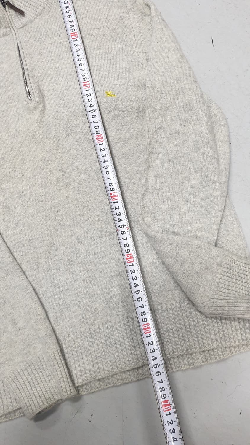 버버리 메리노울 하프집업 xl 정품 상품이미지6