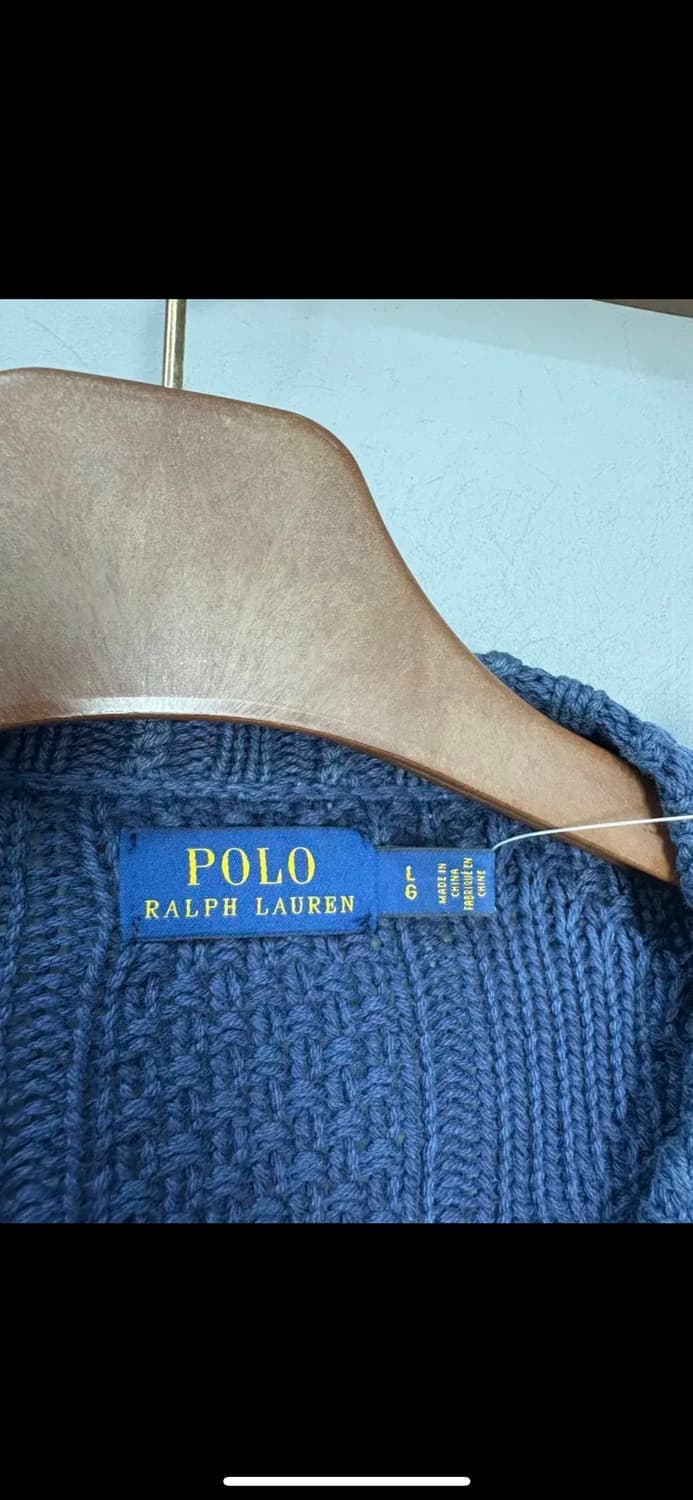 폴로랄프로렌 신형 아메카지 케이블 스웨터 재킷 H984 상품이미지6