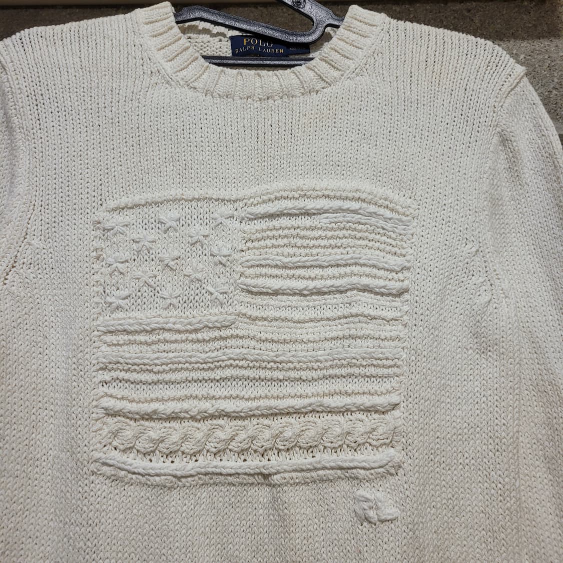폴로 랄프로렌 성조기 니트 M 상품이미지3