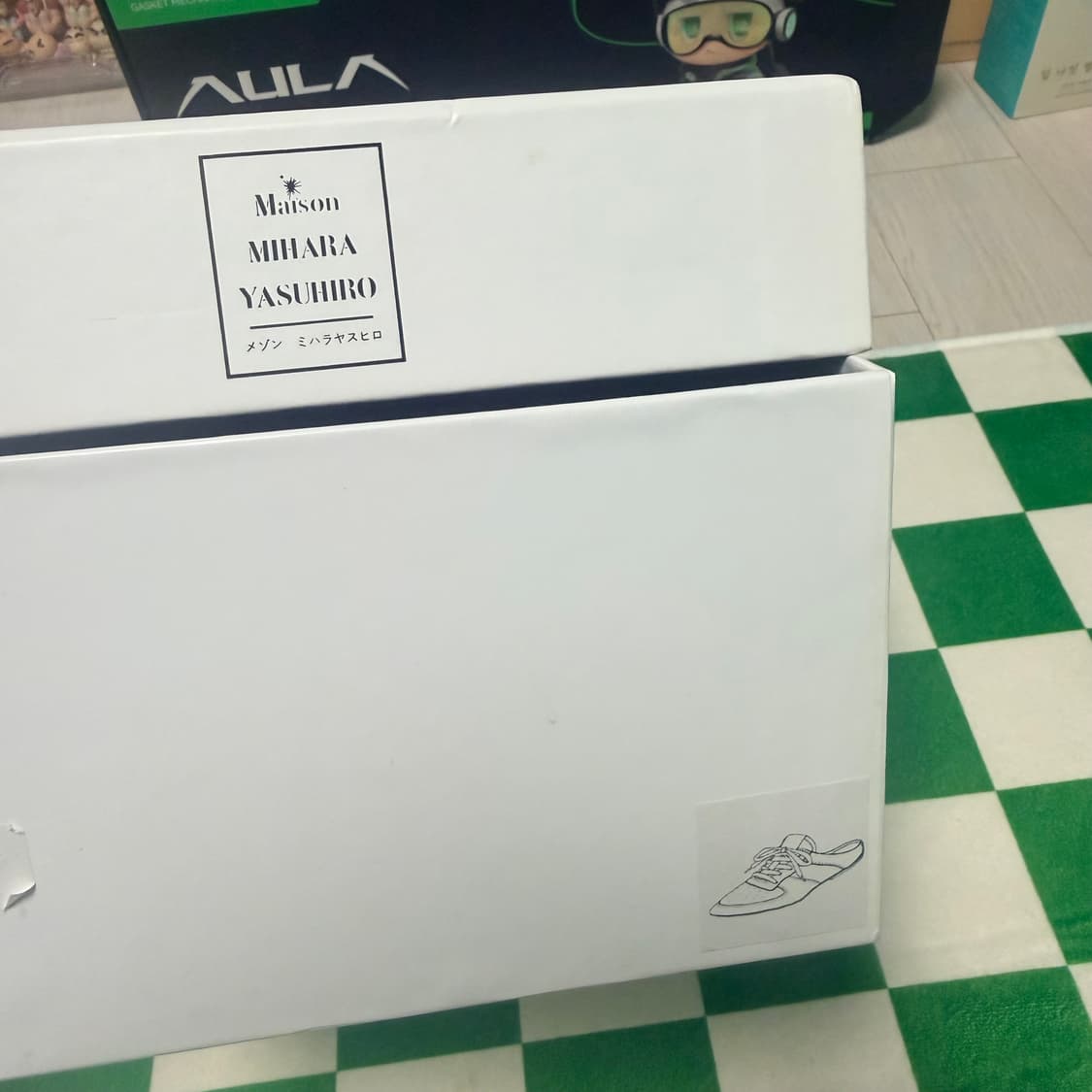 메종 미하라 야스히로 MMY 블랙뮬 로지뮬 스틸레토 스니커즈 에어포스 상품이미지5