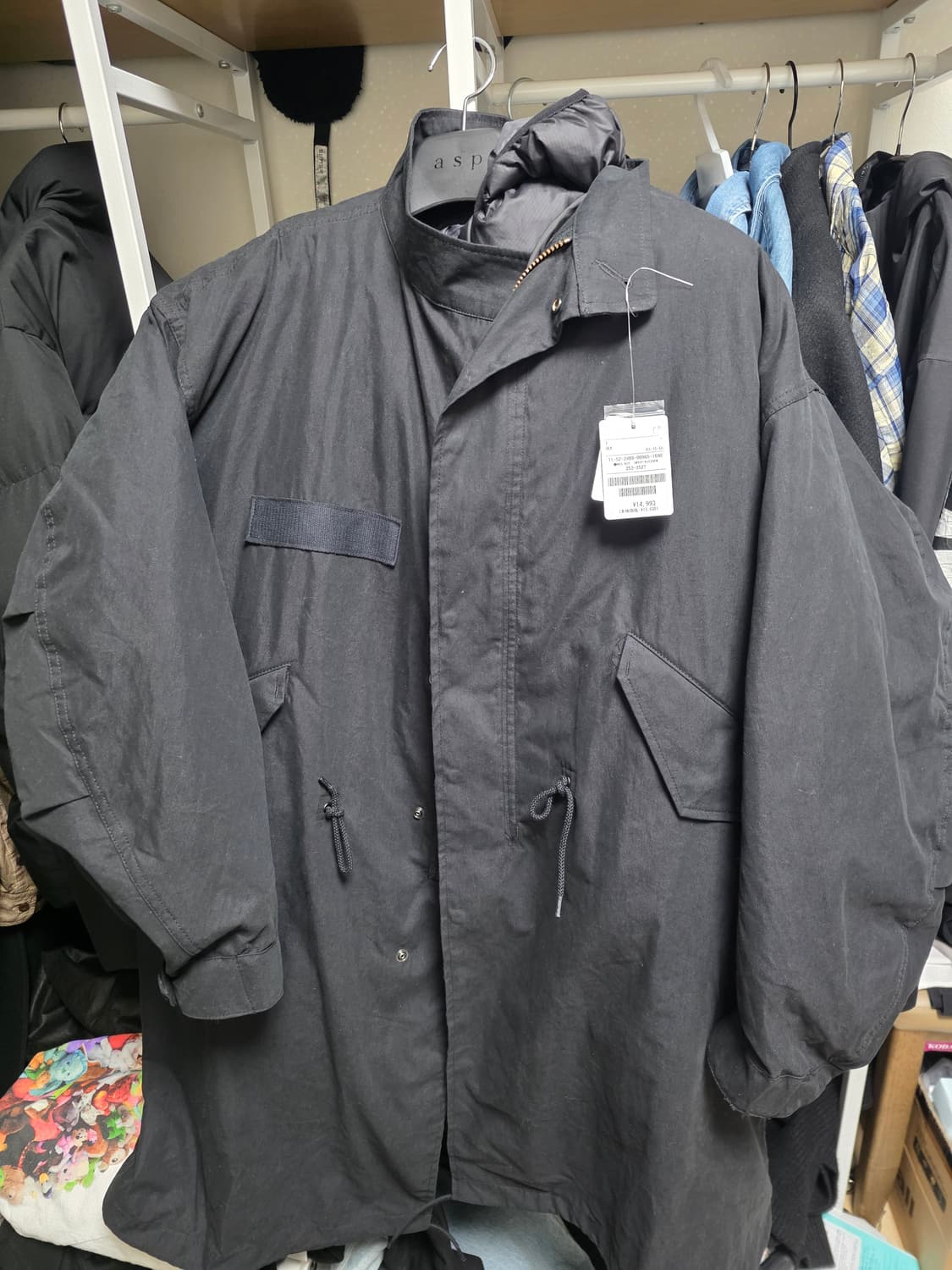 25fw 프릭스스토어 롱 야상 F사이즈 상품이미지2