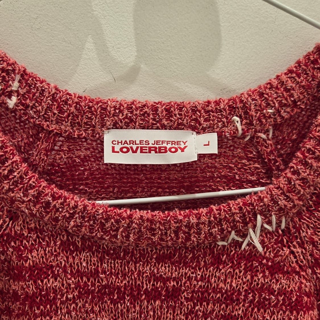 Charles jeffrey Loverboy 반팔니트 L 상품이미지3
