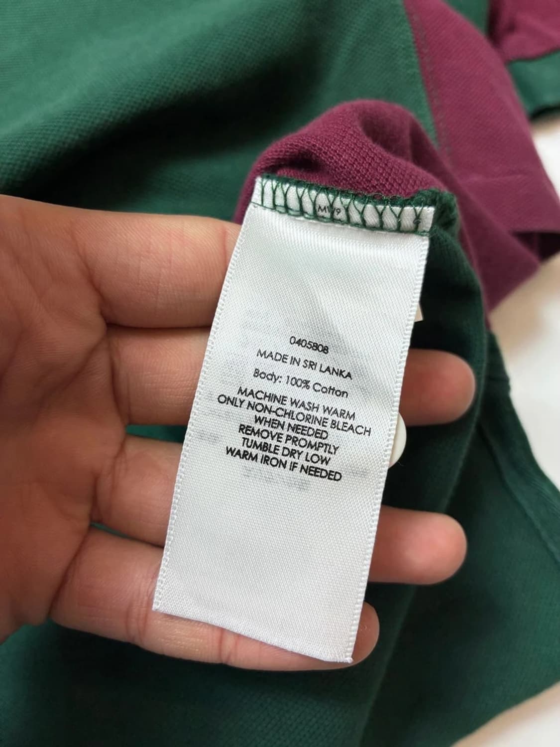 폴로 랄프로렌 컬러블록 럭비 반팔 카라 티셔츠 PN8687 상품이미지7