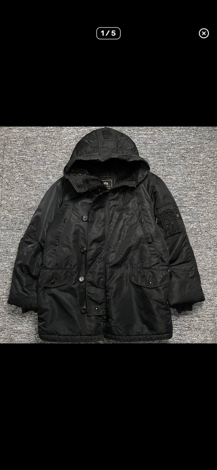 알파인더스트리 N-3B 블랙 M 상품이미지1