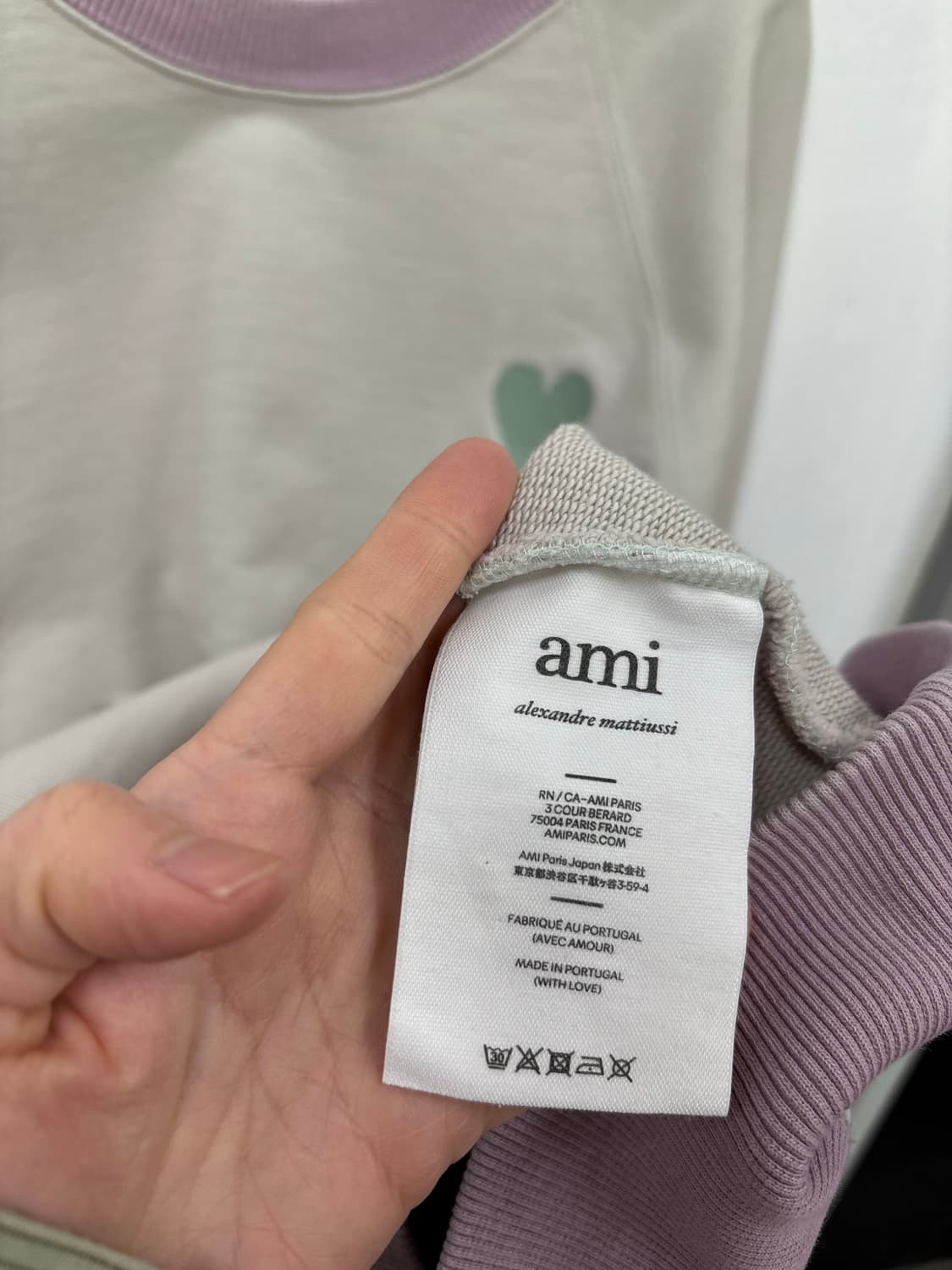 AMI 아미 하트로고 맨투맨 상품이미지7