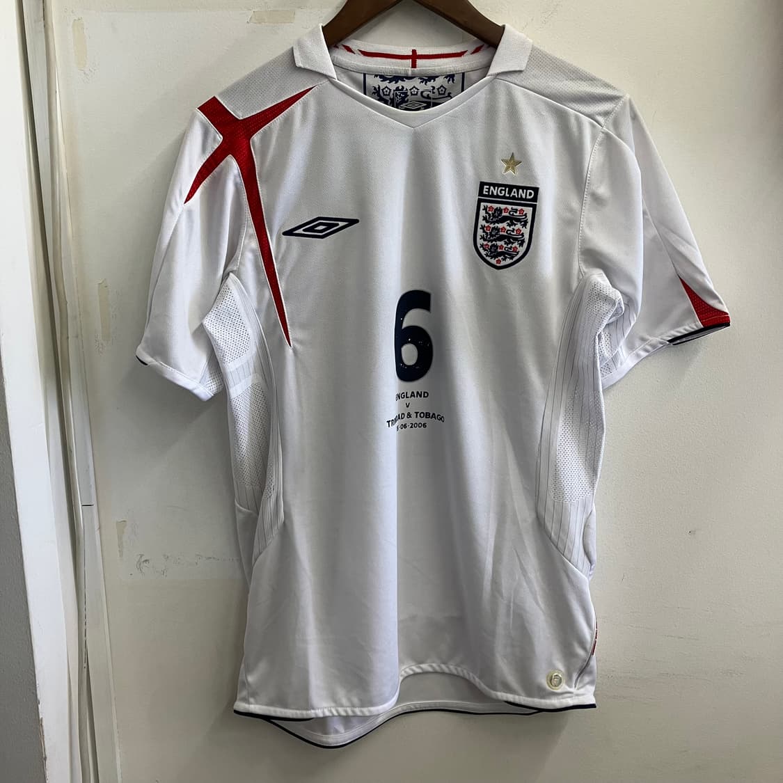N234 엄브로 2006 잉글랜드 존테리 유니폼 반팔 상품이미지1