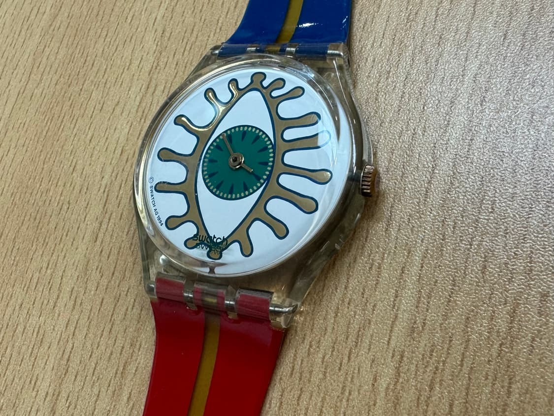 95년판)빈티지 스와치 영화 100주년 기념 구로사와 아키라 감독 상품이미지4