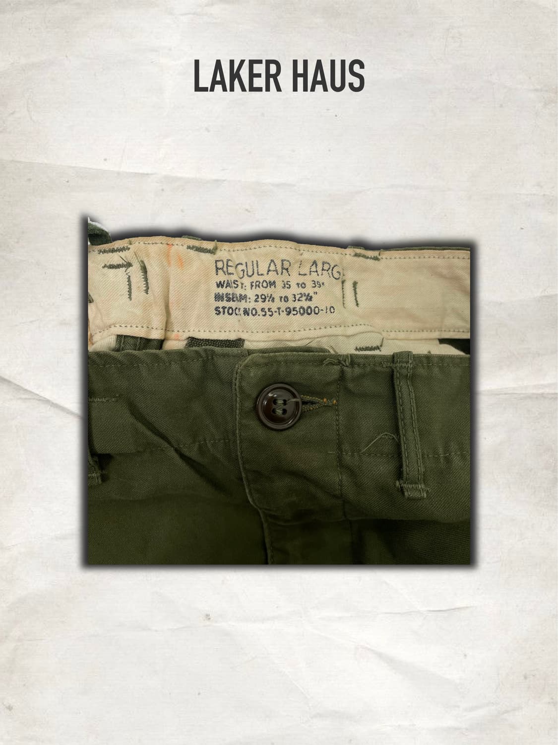 60s Military U.S M-51 Field Cargo Pants 상품이미지3