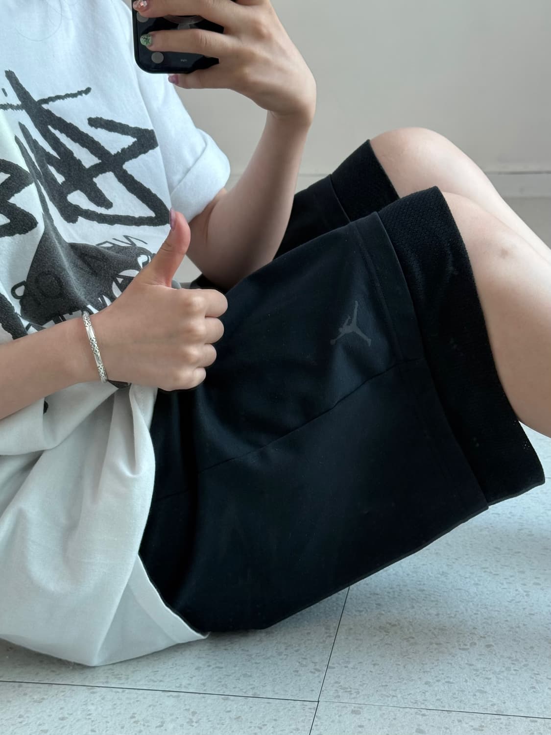 조던 블랙 반바지 상품이미지2