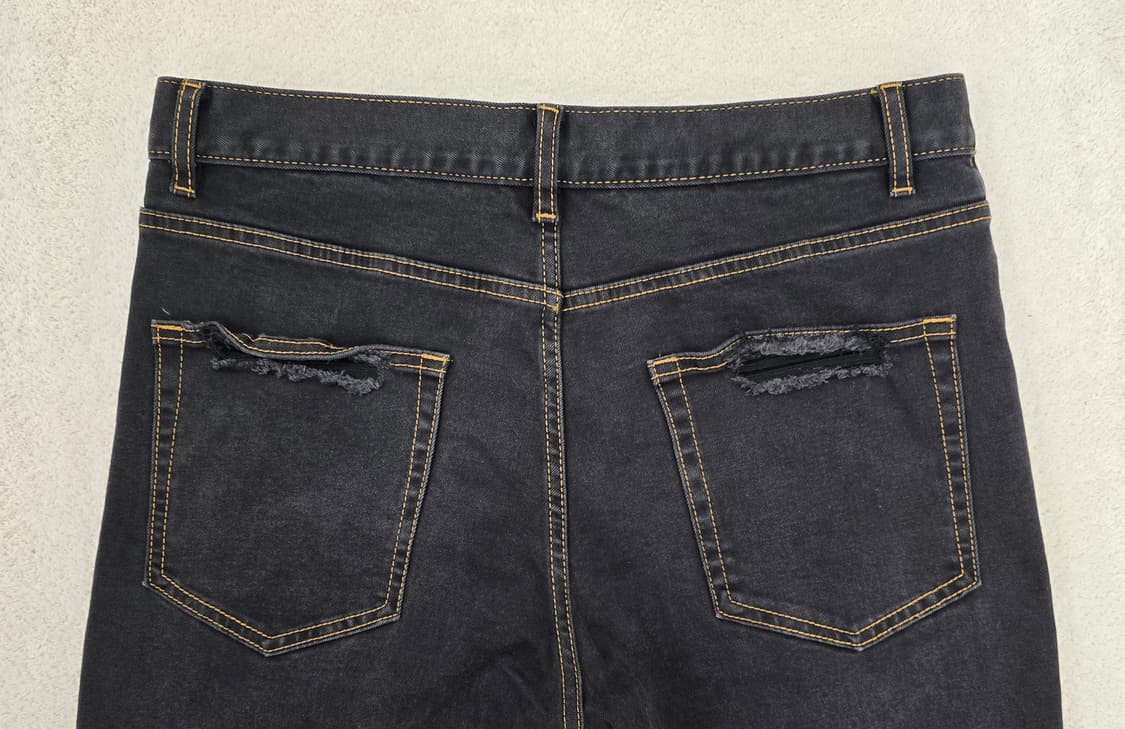 생로랑 찢청 블랙청바지.  싸이즈 32~33
 상품이미지4