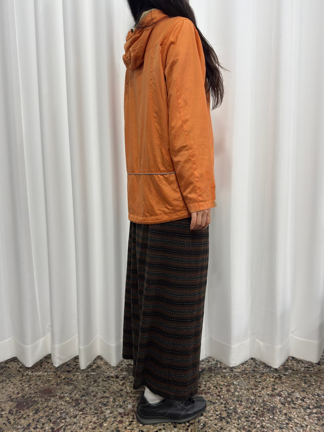 brown stripe skirt 상품이미지5